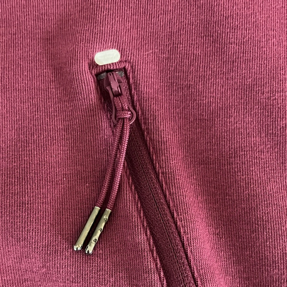 Nike cropped hooded cotton sweatshirt with zipper pockets - Picture 7 of 12